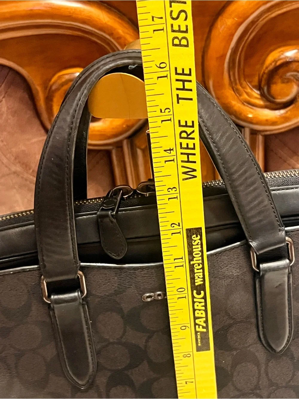 Coach men briefcase